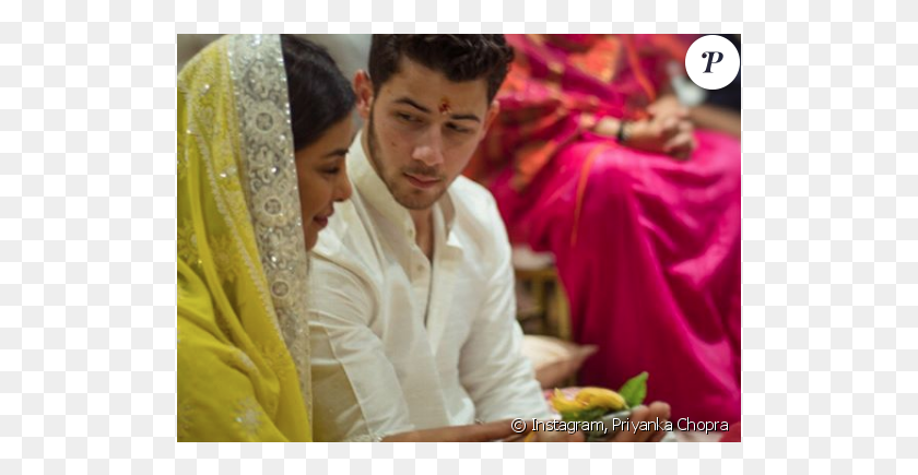 517x375 Nick Jonas Et Priyanka Chopra En Crmonie Roka Mumbai Priyanka Chopra Wedding, Person, Human, Clothing HD PNG Download