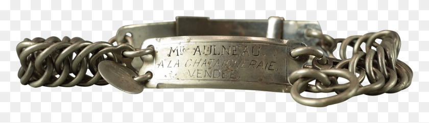 1888x439 Nickel Dog Collar With Engraved Name Plate Strap, Accessories, Accessory, Gun HD PNG Download