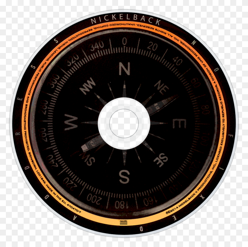 1000x1000 Nickelback No Fixed Address Cd Disc Image Magnetic Compass Without Needle, Clock Tower, Tower, Architecture HD PNG Download