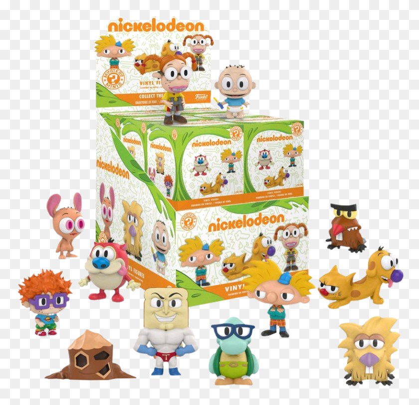 814x786 Nickelodeon Funko Nickelodeon Mystery Minis, Game, Jigsaw Puzzle, Birthday Cake HD PNG Download