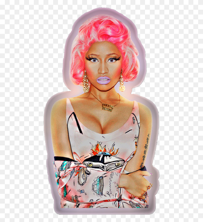 480x856 Nicki Minaj Wonderland Magazine Png