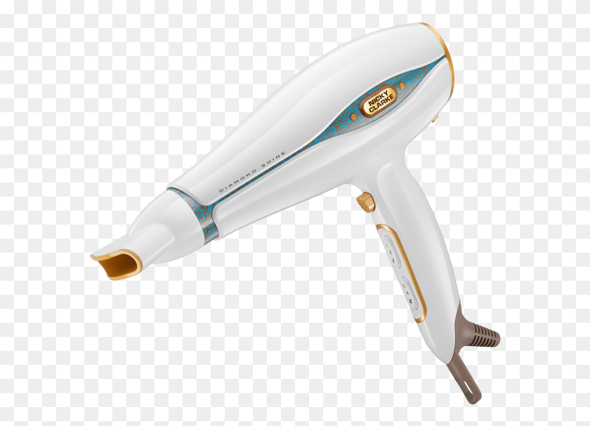 587x547 Nicky Clarke Diamond Shine Collection Hair Dryer, Blow Dryer, Dryer, Appliance HD PNG Download