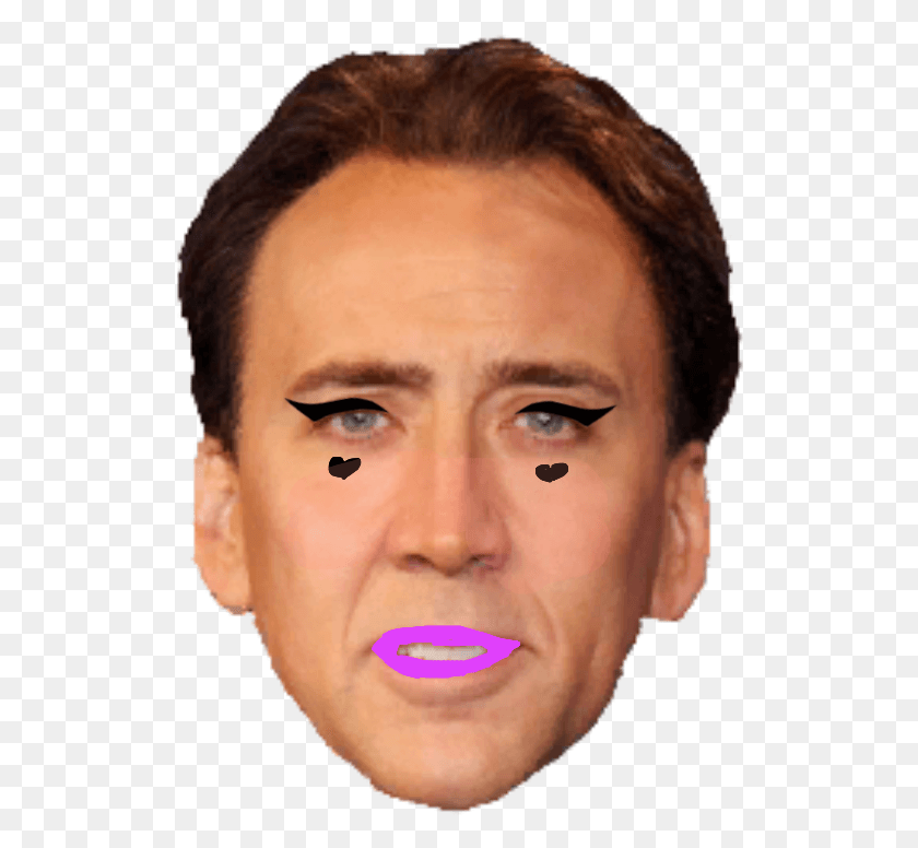 521x716 Nicolascage Nicolas Cage, Head, Face, Person HD PNG Download