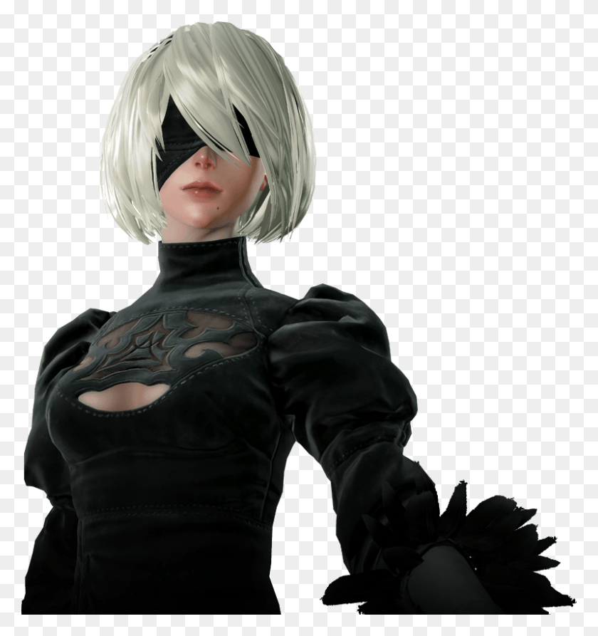 800x855 Nier Automata 2b Nier Automata Character, Costume, Hair, Person HD PNG Download