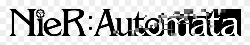 1928x225 Логотип Nier Automata Nier Automata, Текст, Спорт, Спорт Png Скачать