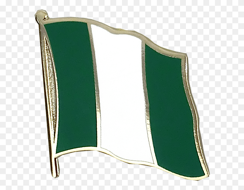 607x595 Nigeria Flag Lapel Pin Flag, Armor, Shield HD PNG Download