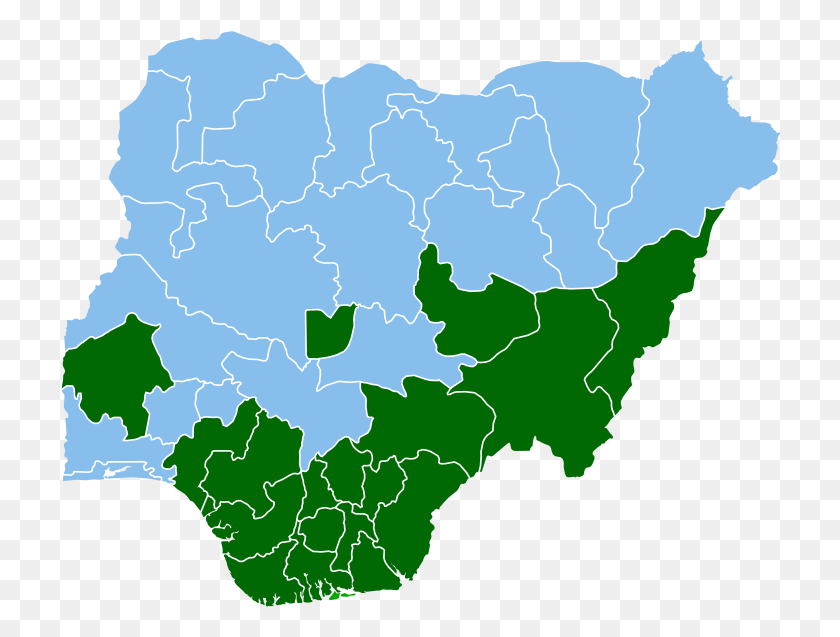 722x577 Президентские Выборы В Нигерии Результаты Выборов В Нигерии 2019, Карта, Диаграмма, Участок Hd Png Скачать