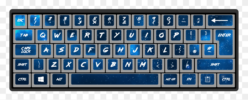 777x281 Night By Pyro 62 Key Iso Custom Mechanical Keyboard Computer Keyboard, Computer Keyboard, Computer Hardware, Hardware HD PNG Download