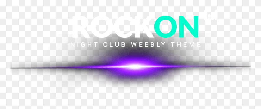 1068x399 Night Club Weebly Theme Night Club Rockon Music Graphic Design, Light, Flare, Text HD PNG Download