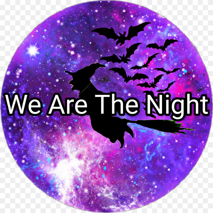 1024x1022 Night Interstellar Halloween2018 Horror Witch Circle, Nature, Outdoors, Purple, Astronomy Transparent PNG