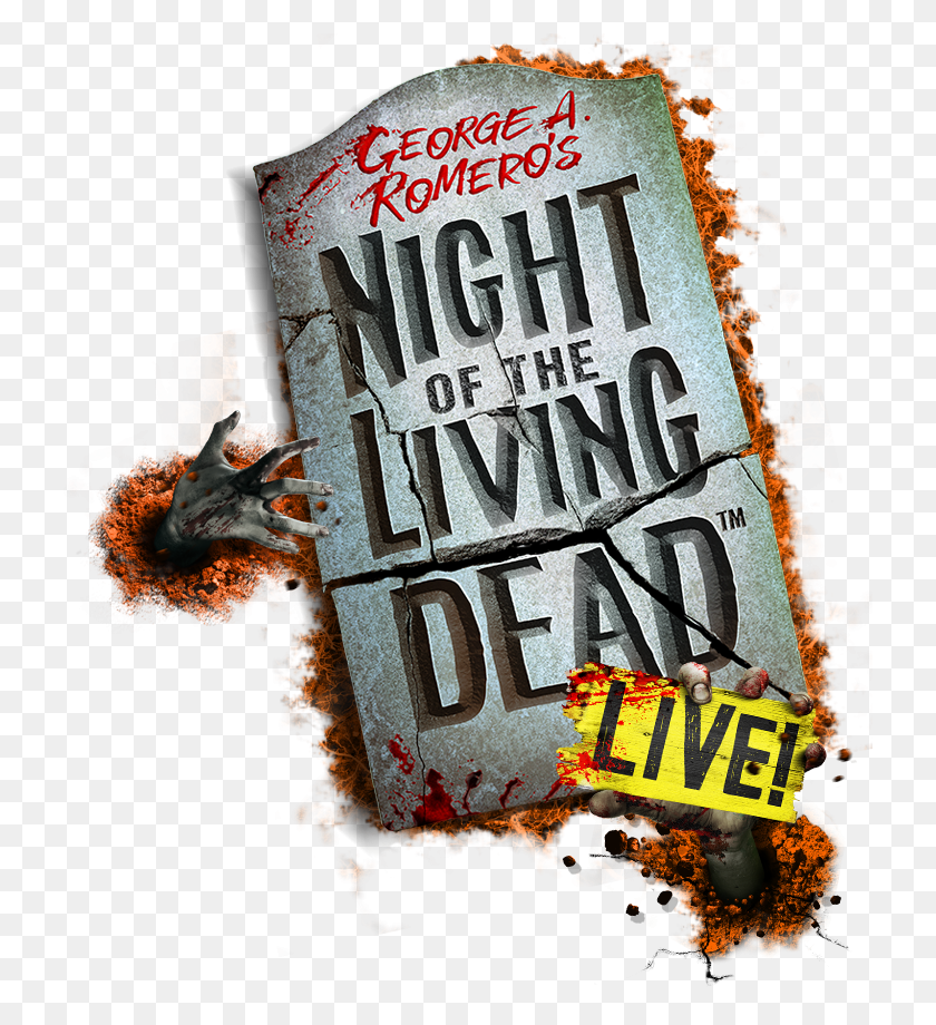 727x860 Night Of The Living Dead Live Logo, Bird, Animal, Poster HD PNG Download