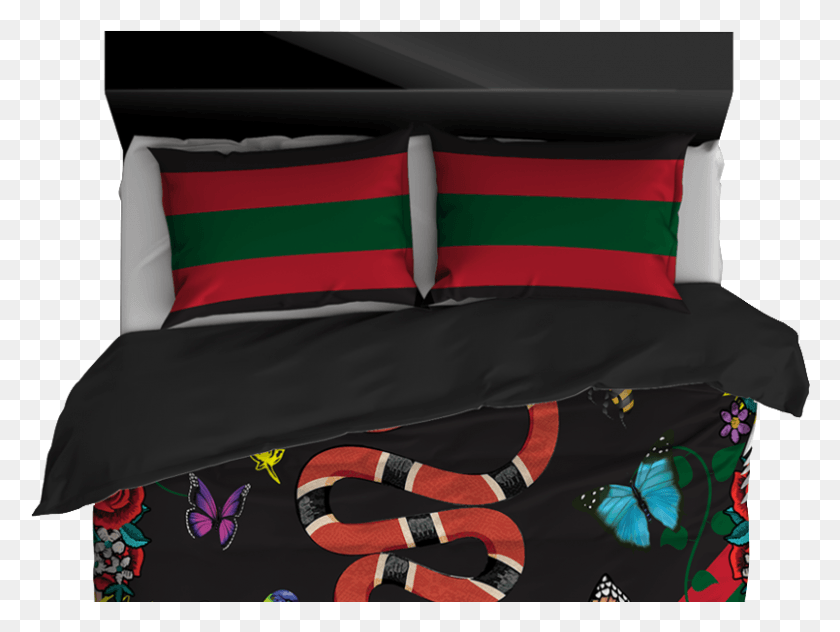 805x591 Night Shift Goods Brings Streetwear Style To The Bedroom Gucci Comforter, Pillow, Cushion, Flag HD PNG Download