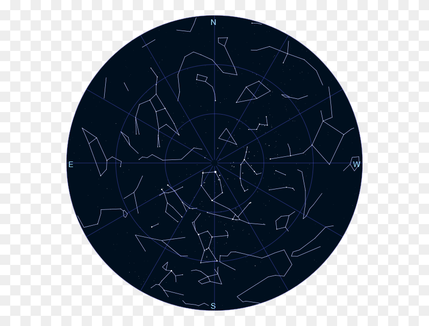 580x580 Night Sky Guide Circle, Pattern, Sphere, Ornament Descargar Hd Png