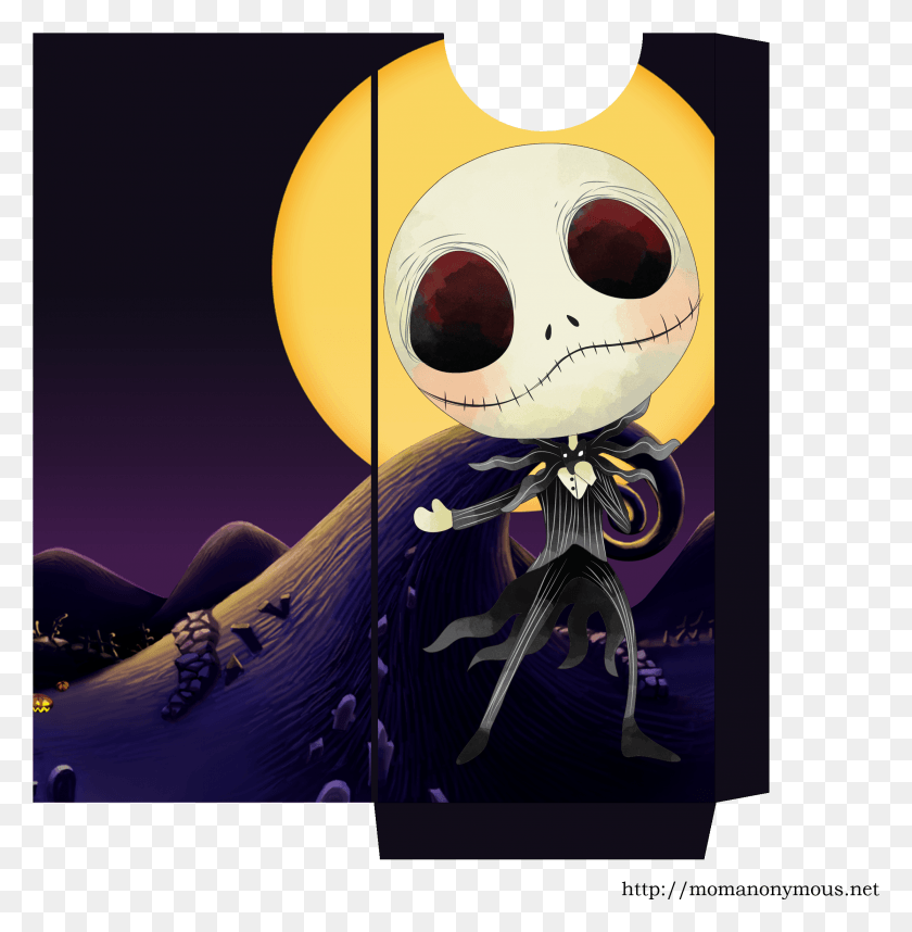 2229x2281 Nightmare Before Christmas Candy Bar Wrapper Jack Illustration, Graphics HD PNG Download