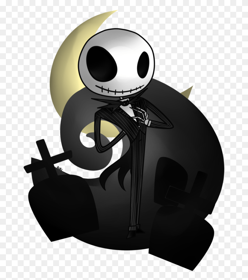 683x887 Nightmare Before Picture Free Pumpkin King Nightmare Before Christmas Chibi, Robot, Text, Ninja HD PNG Download
