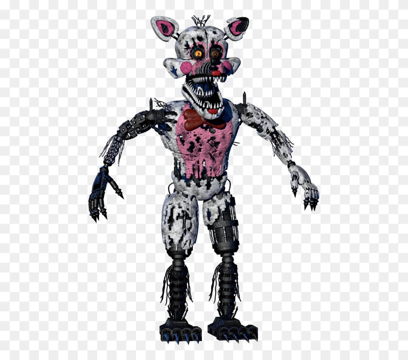 477x680 Nightmare Foxy Baby39s Nightmare Circus Funtime Foxy, Robot, Toy HD PNG Download