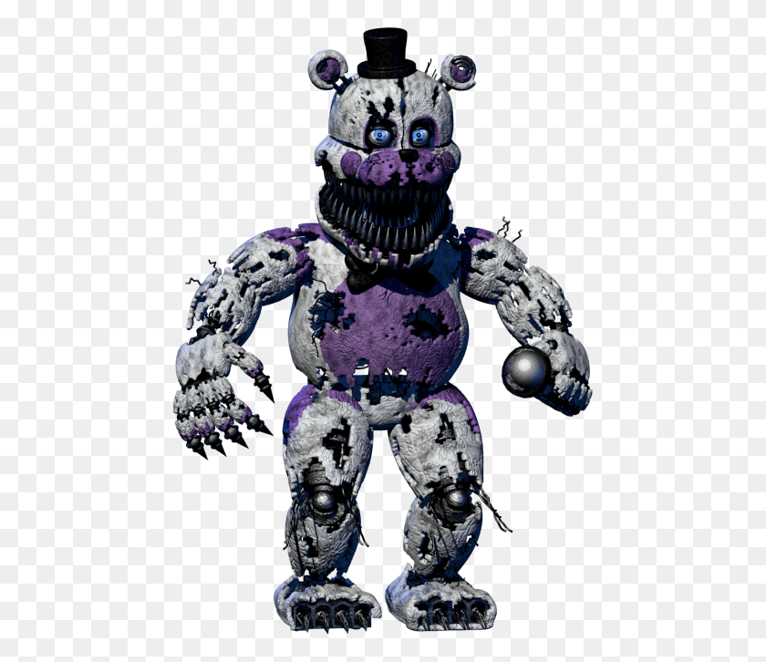462x666 Nightmare Foxy Five Nights At Freddy39s Baby Nightmare Circus, Robot, Toy HD PNG Download
