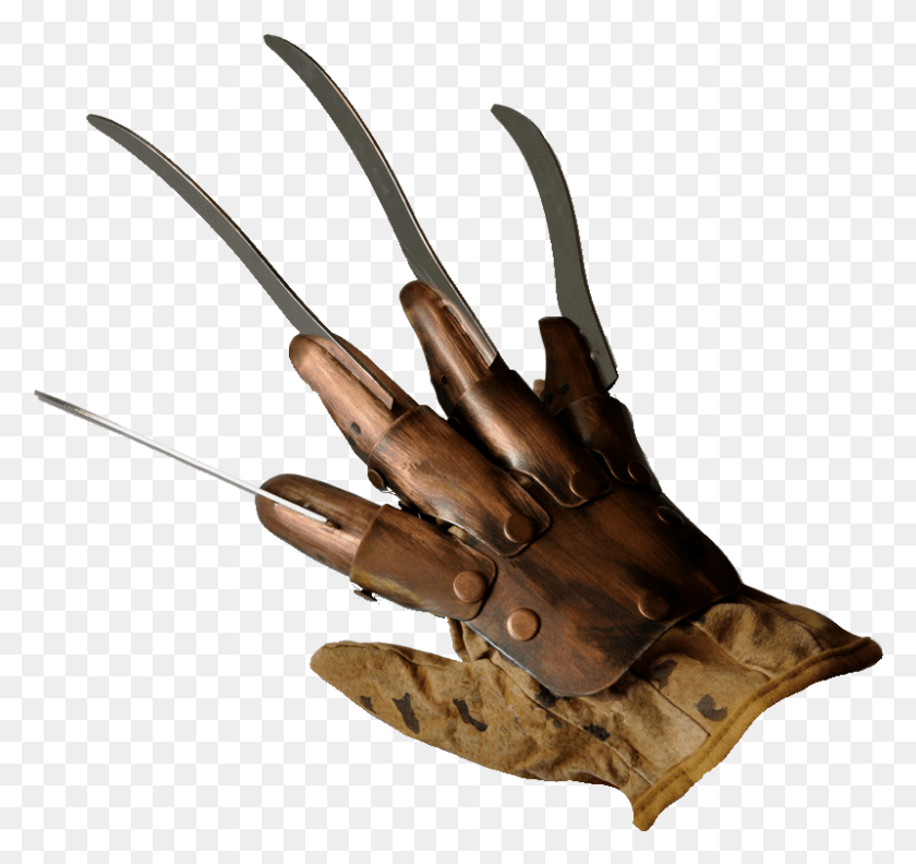 800x751 Nightmare On Elm Street Gloves Metal Halloween Freddy Krueger Glove, Bow, Arrow, Symbol HD PNG Download