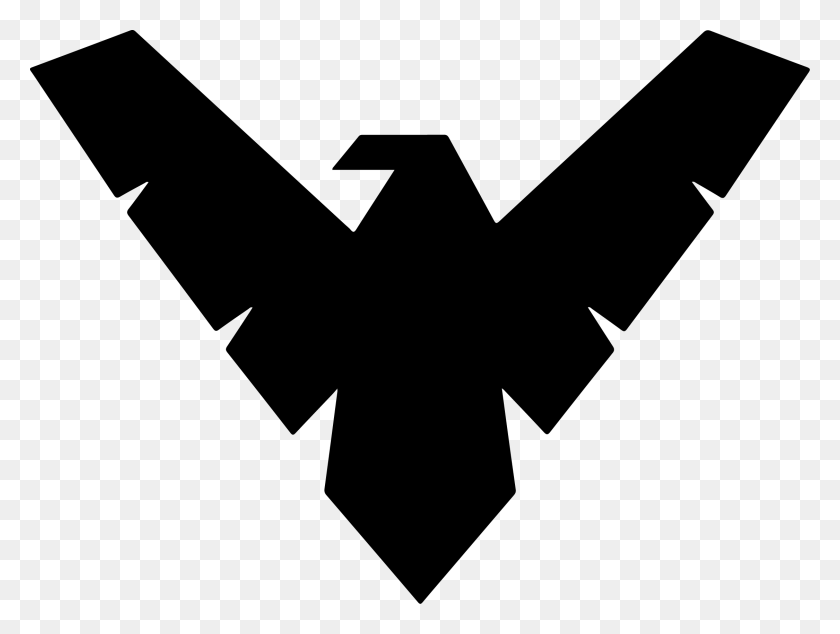 2250x1656 Nightwing Logo Sticker Nightwing Logo, Symbol, Axe, Tool HD PNG Download