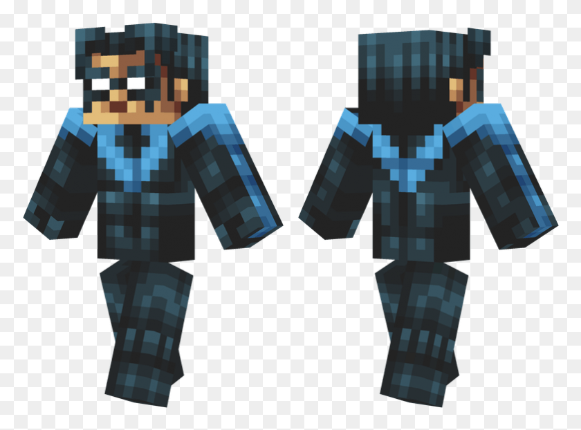 782x564 Nightwing Minecraft Skins Cool Green, Robot, Armor HD PNG Download
