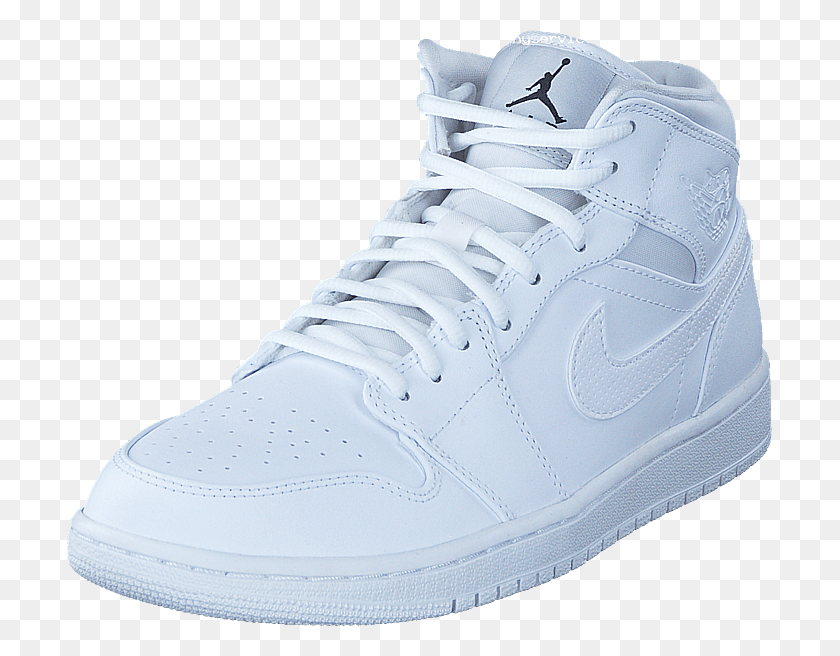 705x596 Nike Air Jordan 1 Mid Shoe White Black White 60033 11 Nike Air Force 1 News 2019, Footwear, Clothing, Apparel HD PNG Download