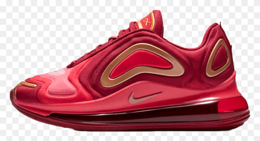 971x494 Nike Air Max 720 Gs Team Crimson Nike Air Max 720 Red, Shoe, Footwear, Clothing HD PNG Download