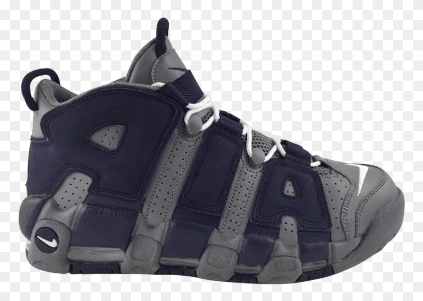 774x537 Nike Air More Uptempo Hoyas 921948 003 Release Date Air More Uptempo Hoyas, Clothing, Apparel, Shoe HD PNG Download
