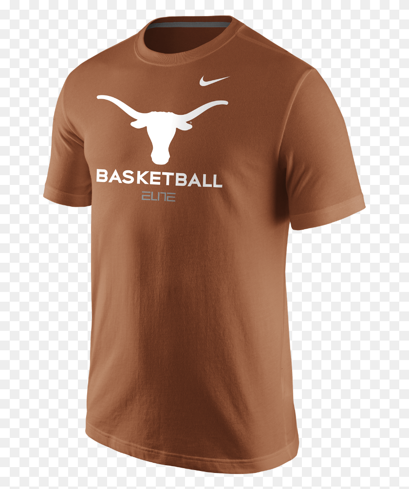 665x945 Nike College Basketball Logo Men39s T Shirt Size Medium Tx Longhorns T Shirt, Clothing, Apparel, T-shirt HD PNG Download