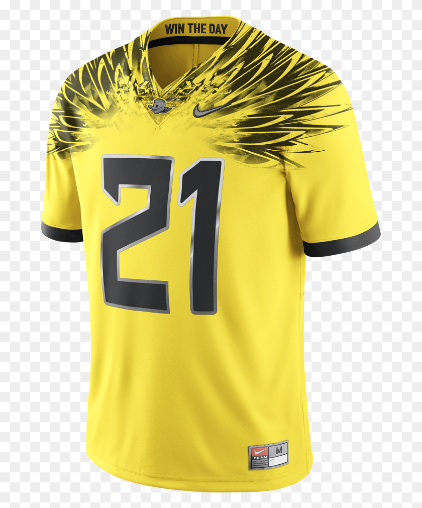679x951 Nike Football Electric Lightning Limited Men39s Jersey Oregon Ducks Footbal Jersey, Clothing, Apparel, Shirt HD PNG Download