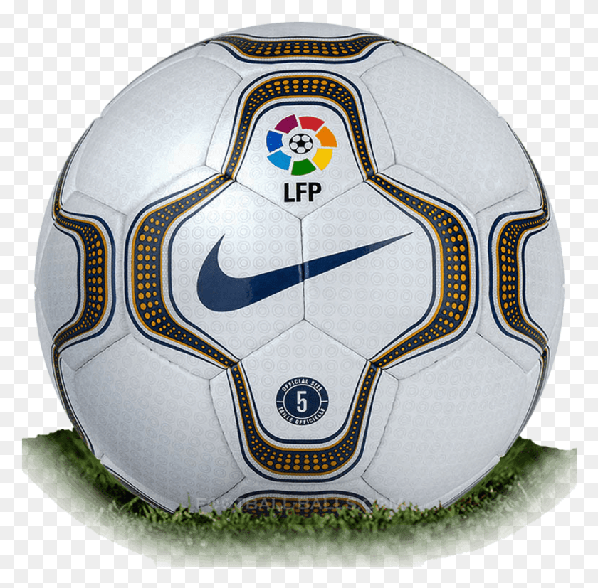 861x847 Nike Geo Merlin Is Official Match Ball Of La Liga 20012002 Nike Total 90 Tracer Lfp, Soccer Ball, Soccer, Football HD PNG Download
