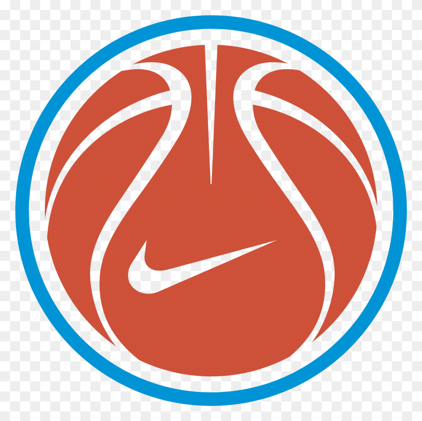 2197x2197 Логотип Nike Прозрачный Синий Логотип Баскетбола Nike, Этикетка, Текст, Столешница Png Скачать