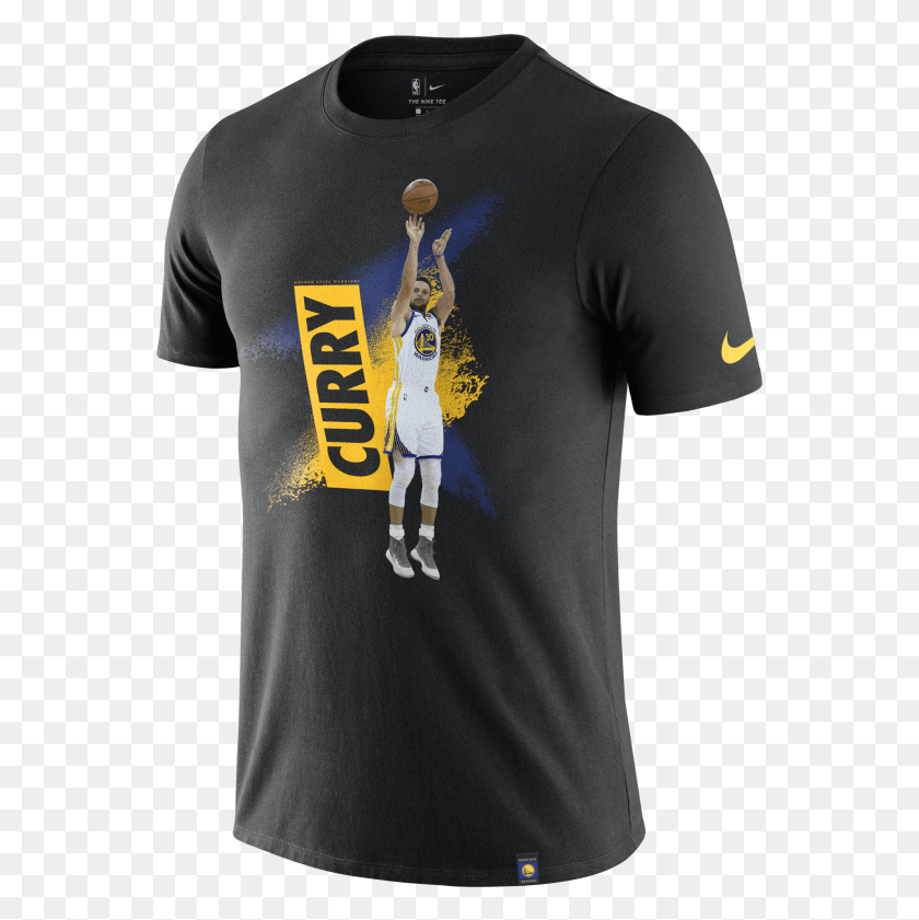 555x781 Nike Nba Golden State Warriors Stephen Curry Dry Tee New York Giants Shirt Nike, Clothing, Apparel, T-shirt HD PNG Download