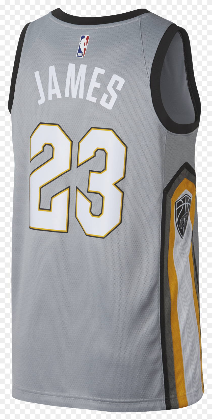 973x2001 Nike Nba Lebron James Cleveland Cavaliers City Edition Land Lebron James Jersey, Clothing, Apparel, Shirt HD PNG Download