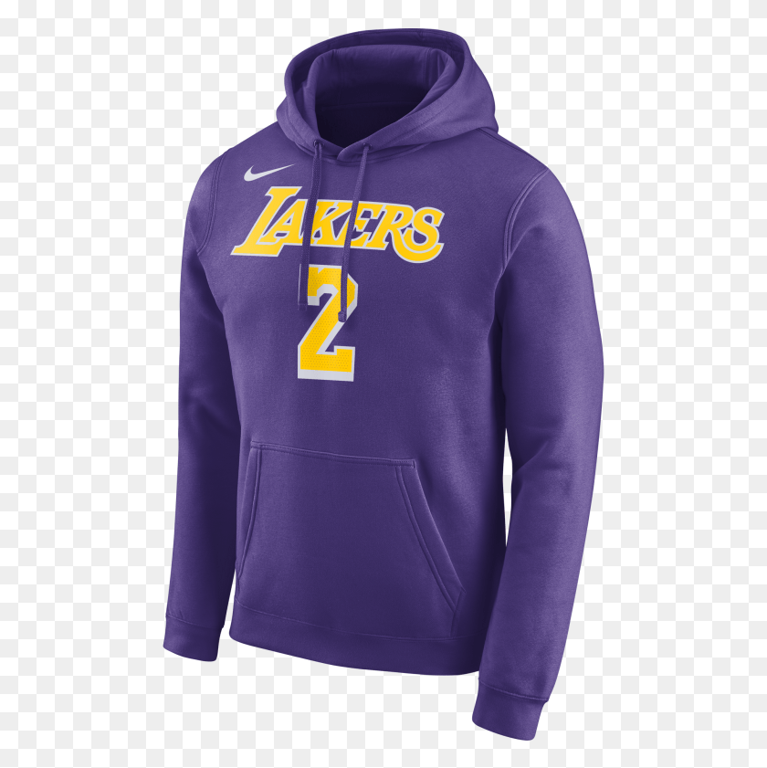 485x781 Nike Nba Los Angeles Lakers Lonzo Ball Hoodie Por 6500 Lakers Hoodie Nike, Clothing, Apparel, Sweatshirt HD PNG Download