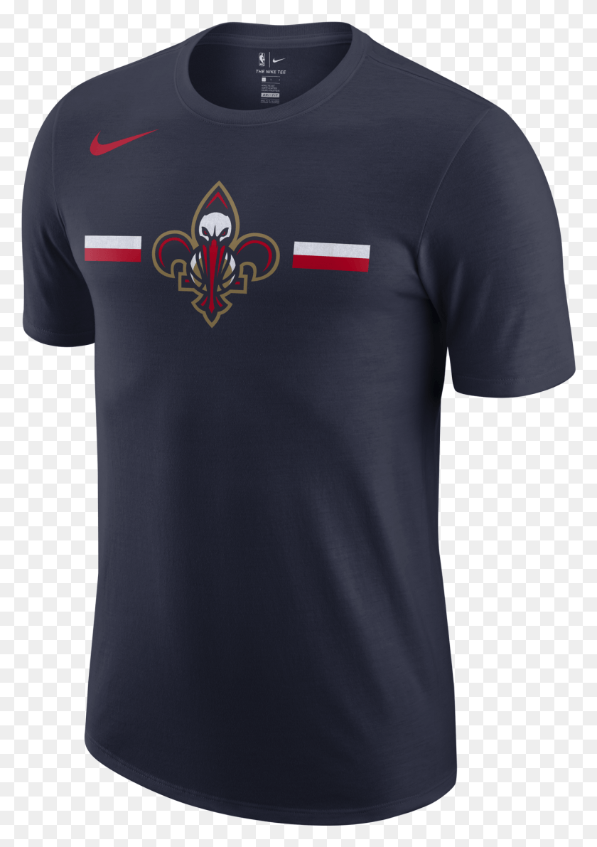 1380x2001 Descargar Png Nike Nba New Orleans Pelicans Logo Dry Tee For 25 New Orleans Pelicans, Ropa, Camiseta, Camiseta Hd Png