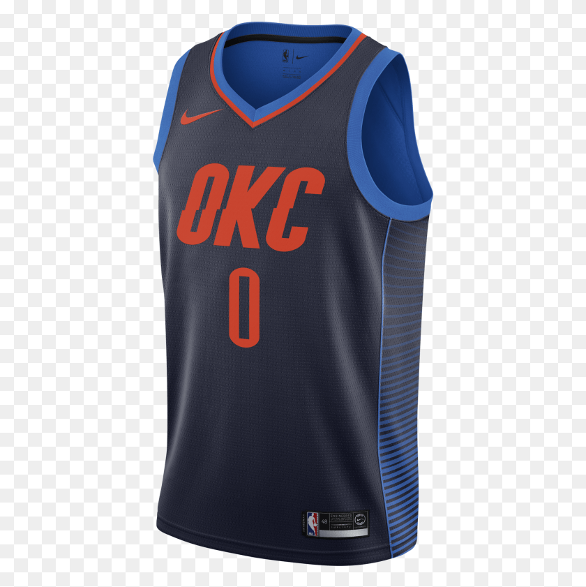 404x781 Descargar Png Nike Nba Oklahoma City Thunder Russell Westbrook Swingman Camiseta Deportiva, Camiseta, Ropa Hd Png
