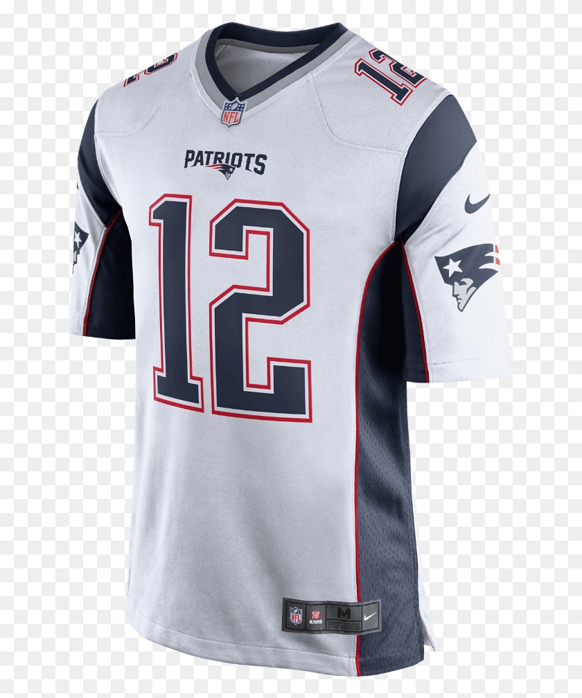 647x947 Nike Nfl New England Patriots Men39s Football Away Game Jersey Tom Brady, Clothing, Apparel, Shirt HD PNG Download