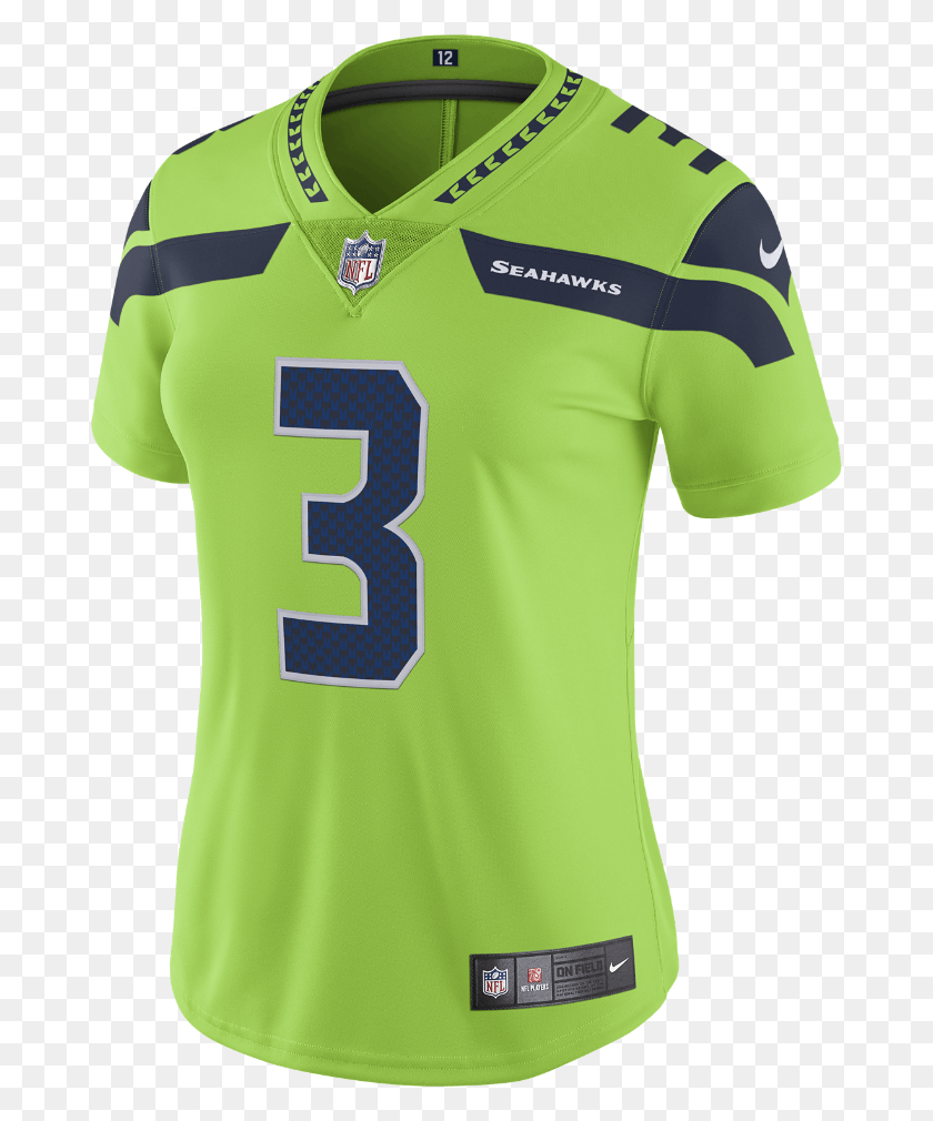 677x950 Nike Nfl Seattle Seahawks Color Rush Limited, Clothing, Apparel, Shirt HD PNG Download