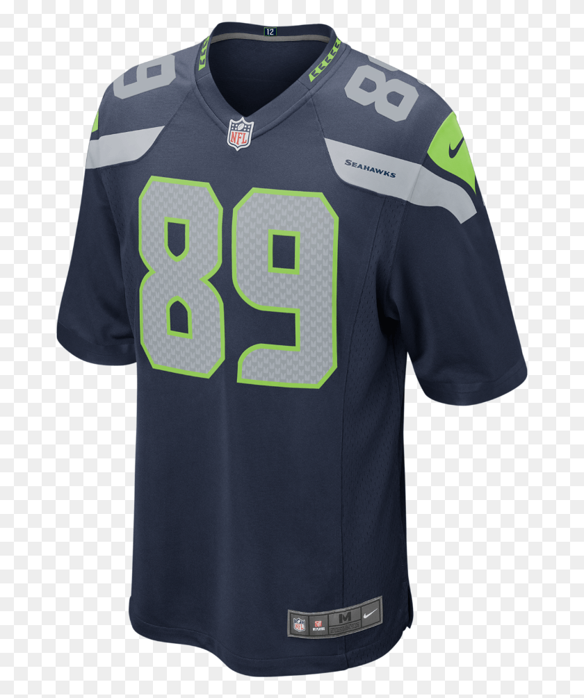 679x945 Nike Nfl Seattle Seahawks Men39s Football Home Game Seahawks Jersey Doug Baldwin, Clothing, Apparel, Shirt HD PNG Download
