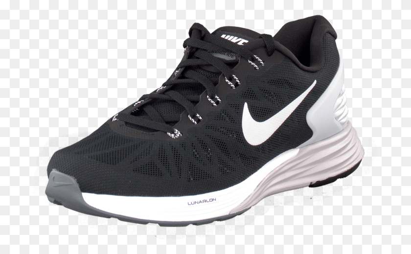705x459 Nike Nike Lunarglide 6 Black 46509 01 Mens Synthetic Nike Lunarglide 6 Herr, Shoe, Footwear, Clothing HD PNG Download