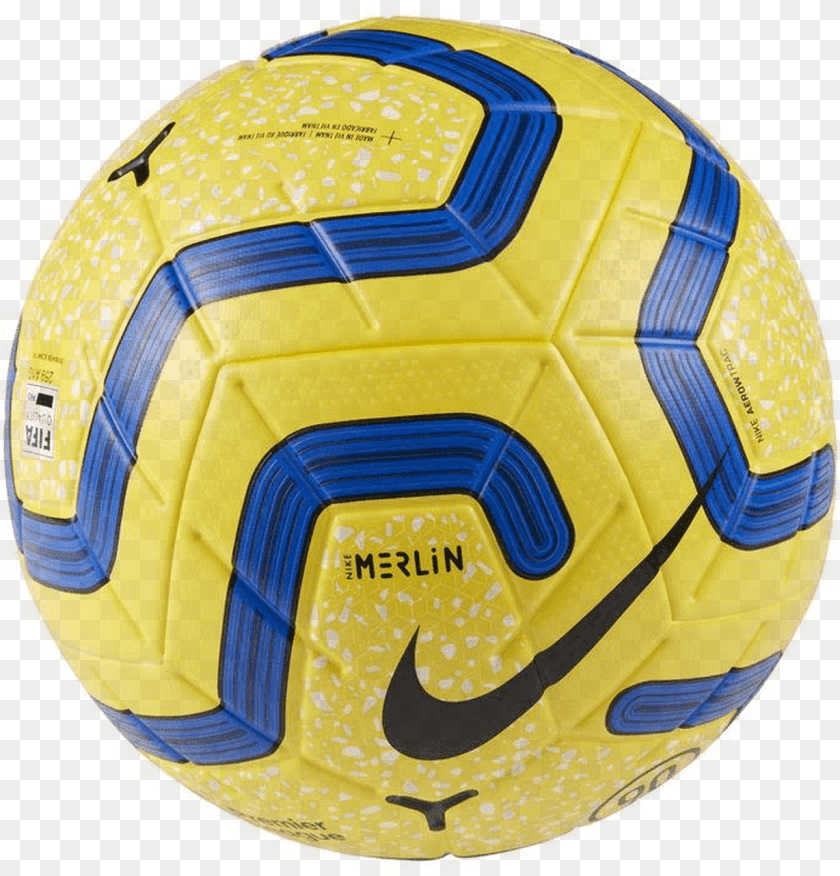 1229x1281 Nike Premier League Merlin Soccer Ball 710yellow Blue Premier League Ball 19, Football, Soccer Ball, Sport Transparent PNG