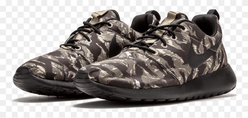812x356 Nike Roshe Run Print Running Shoes Sneakers, Shoe, Footwear, Clothing HD PNG Download