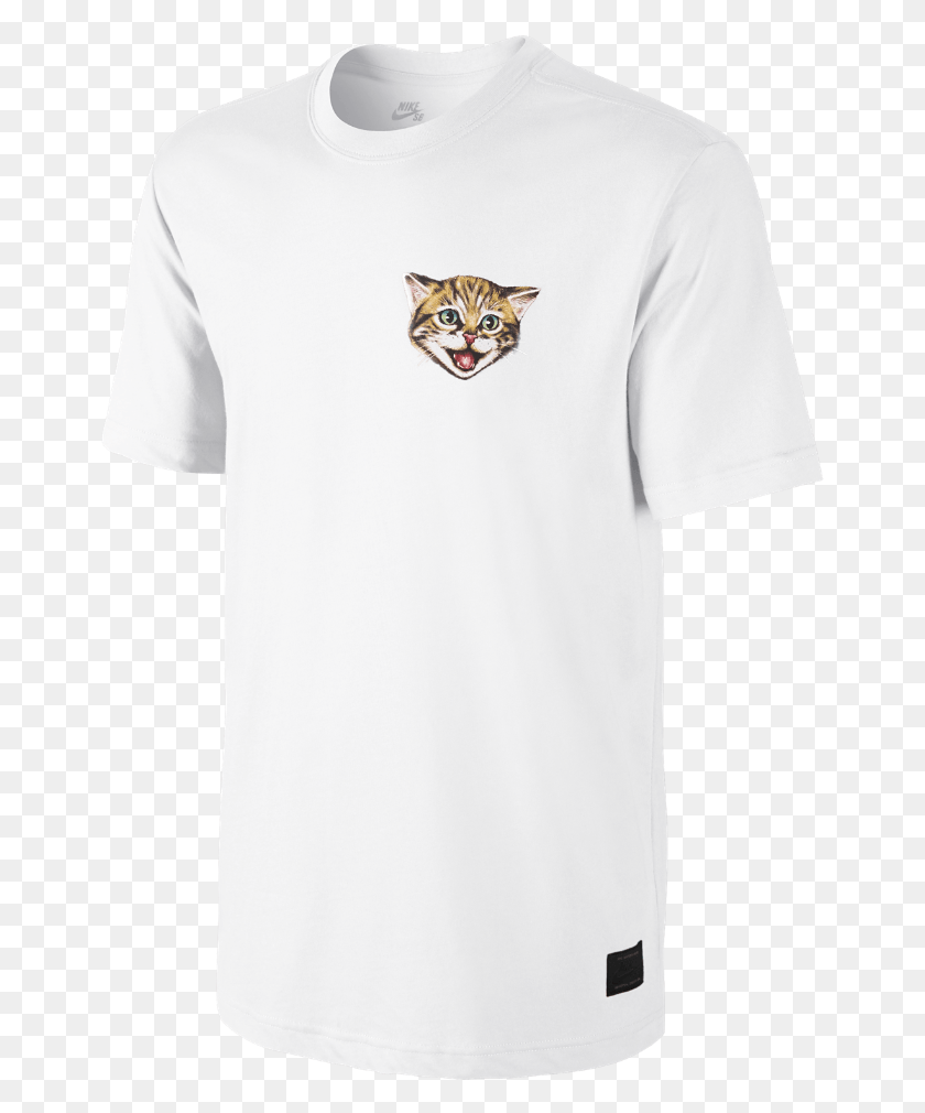 657x950 Nike Sb Cat Scratch 15 Men39s T Shirt Size Medium Collar T Shirt Printing, Clothing, Apparel, Shirt HD PNG Download