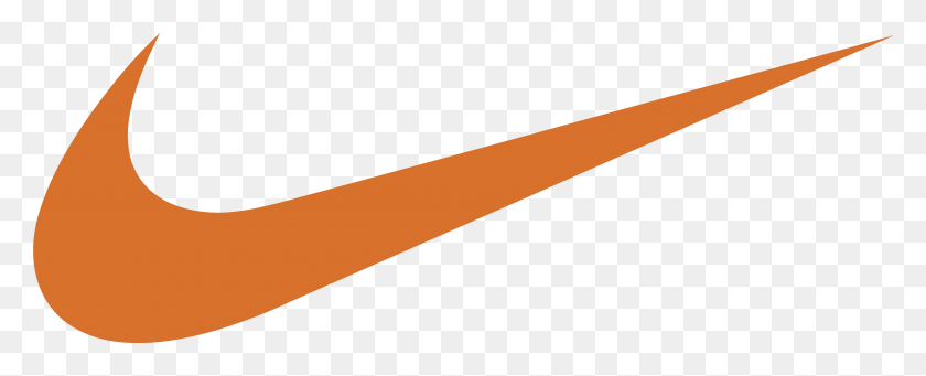 4640x1676 Descargar Png Nike Swoosh Naranja Naranja Logotipo De Nike Transparente, Hacha, Herramienta, Martillo Hd Png