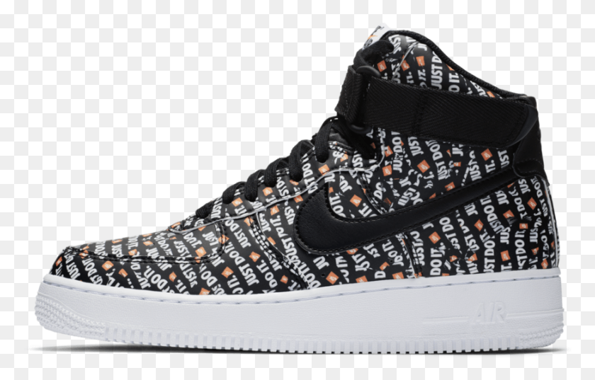 871x533 Nike Wmns Air Force 1 Hi Lx Jdi Just Do It Pack, Shoe, Footwear, Clothing HD PNG Download