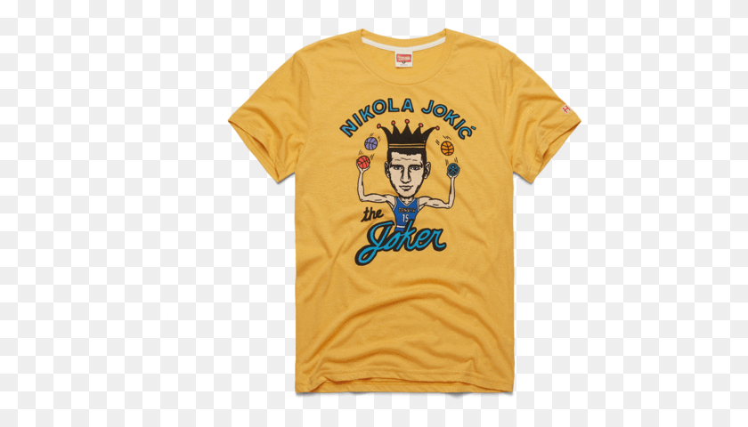 469x420 Nikola Jokic The Joker Cougar Tshirt Clipart, Clothing, Apparel, T-shirt HD PNG Download