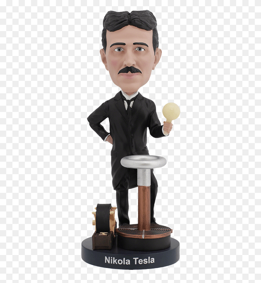 322x850 Nikola Tesla Bobblehead, Clothing, Apparel, Suit HD PNG Download