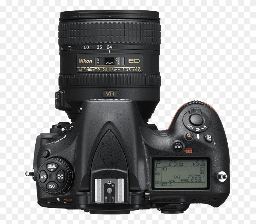 675x674 Фотоаппарат Nikon D810 Slr, Вид Сверху, Прозрачное Изображение, Электроника, Цифровая Камера, Видеокамера, Hd Png Скачать