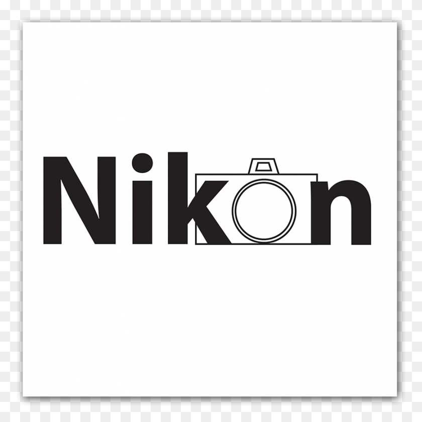 867x867 Descargar Png Nikon Logo Rediseño Nikon Logo Rediseño De Señalización, Cámara, Electrónica, Rostro Hd Png