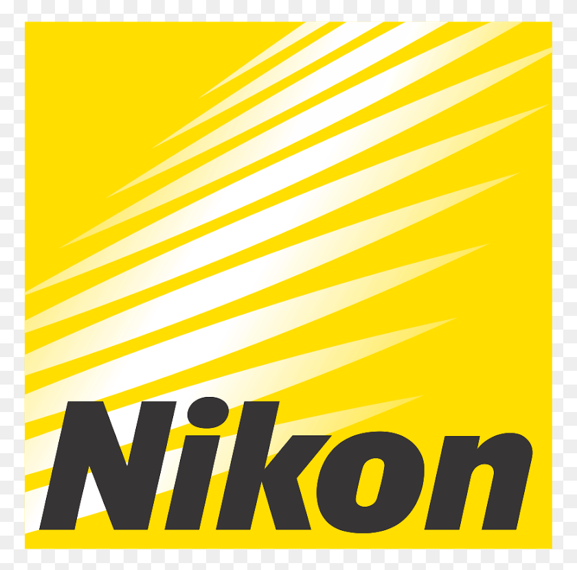 771x770 Nikon Logo Wallpaper Logos In Yellow Colour, Poster, Advertisement, Flyer HD PNG Download